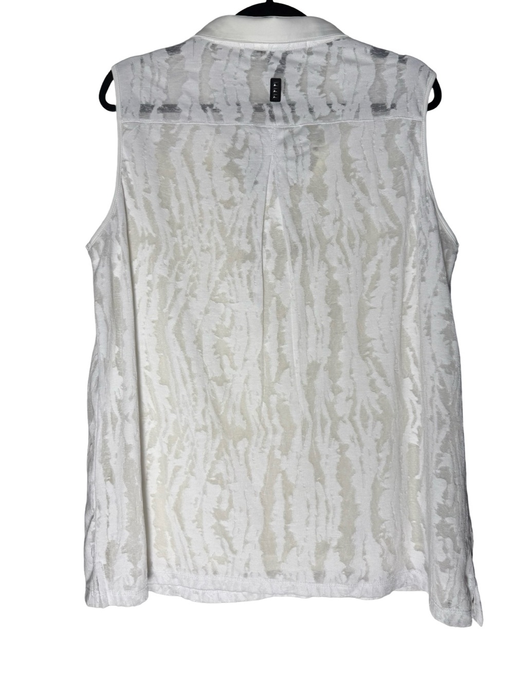 Jamie Sadock Sz XL Luxe Coastal Country Club Sleeveless Golf Polo Abstract NEW - Picture 2 of 8
